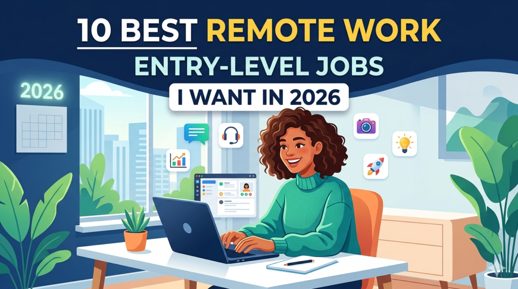 Best remote work entry-level jobs 2026